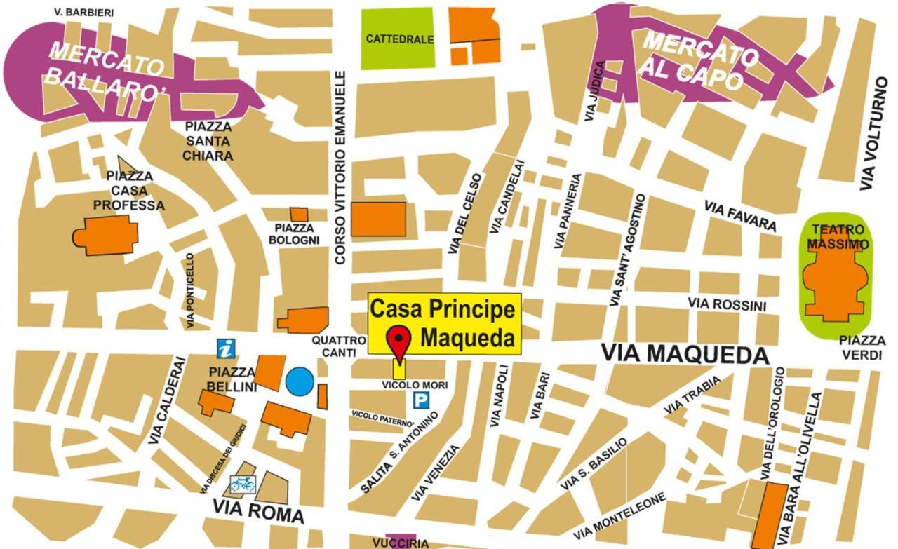 Casa Principe Maqueda Apartman Palermo Kültér fotó